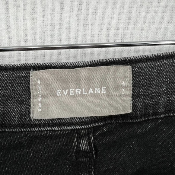 EVERLANE Jeans Womens 27 Ankle Gray High Rise Slim Skinny Stretch Denim - Picture 8 of 13